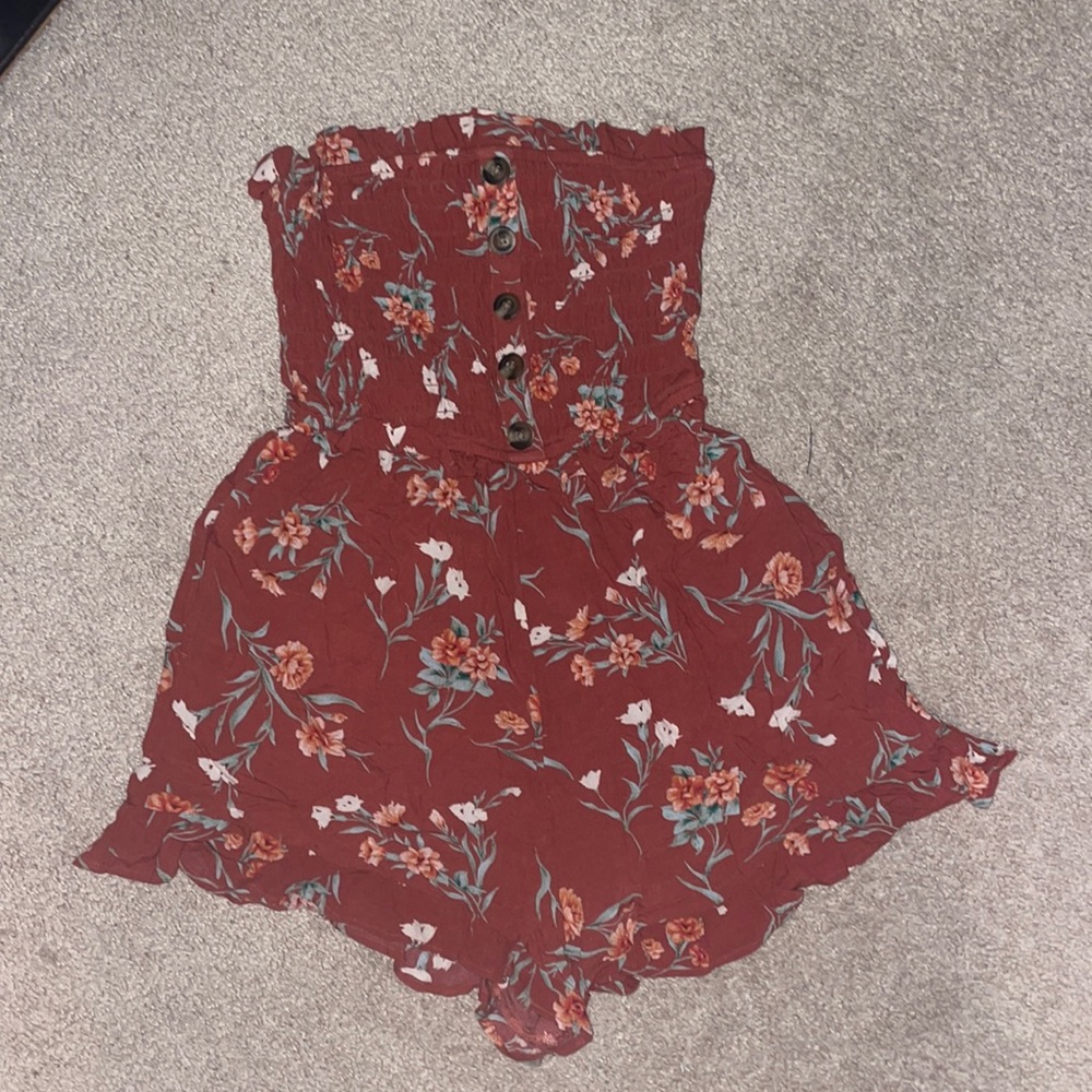 American Eagle strapless romper, size XS